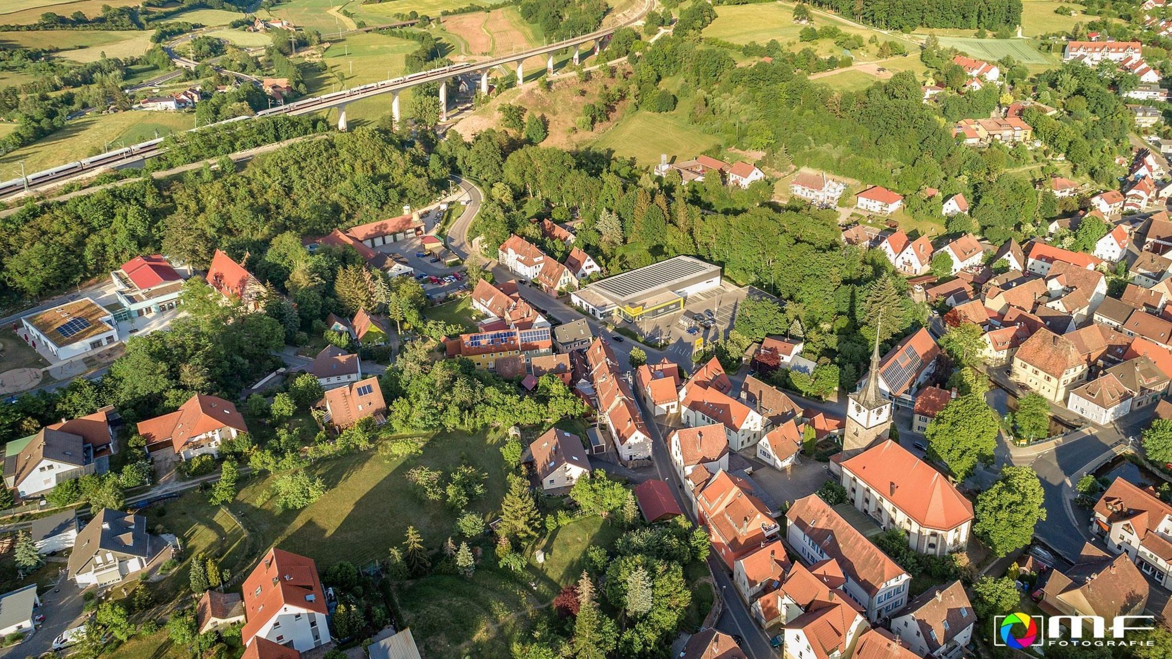Luftbild von Emskirchen